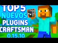 TOP 5  PLUGINS para tu Servidor MCPE - 0.15.10