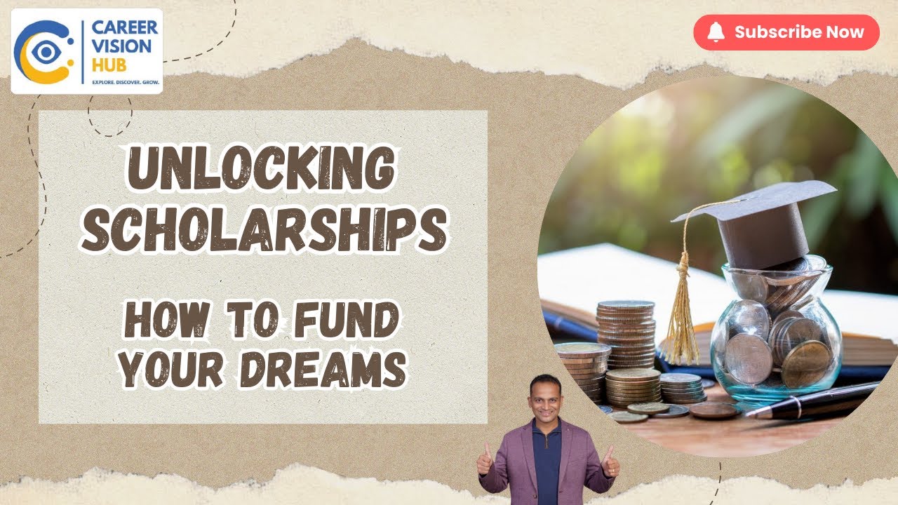 Unlocking Scholarships: How to Fund Your Dreams 💰  | Career Vision Hub | Akshay Jalan