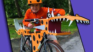 Dinosaur Halloween Bike | Funny DIY Life Hacks