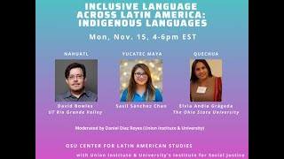 Inclusive Language across Latin America - Indigenous Languages