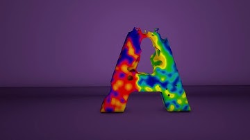 Cinema 4D water text Animation