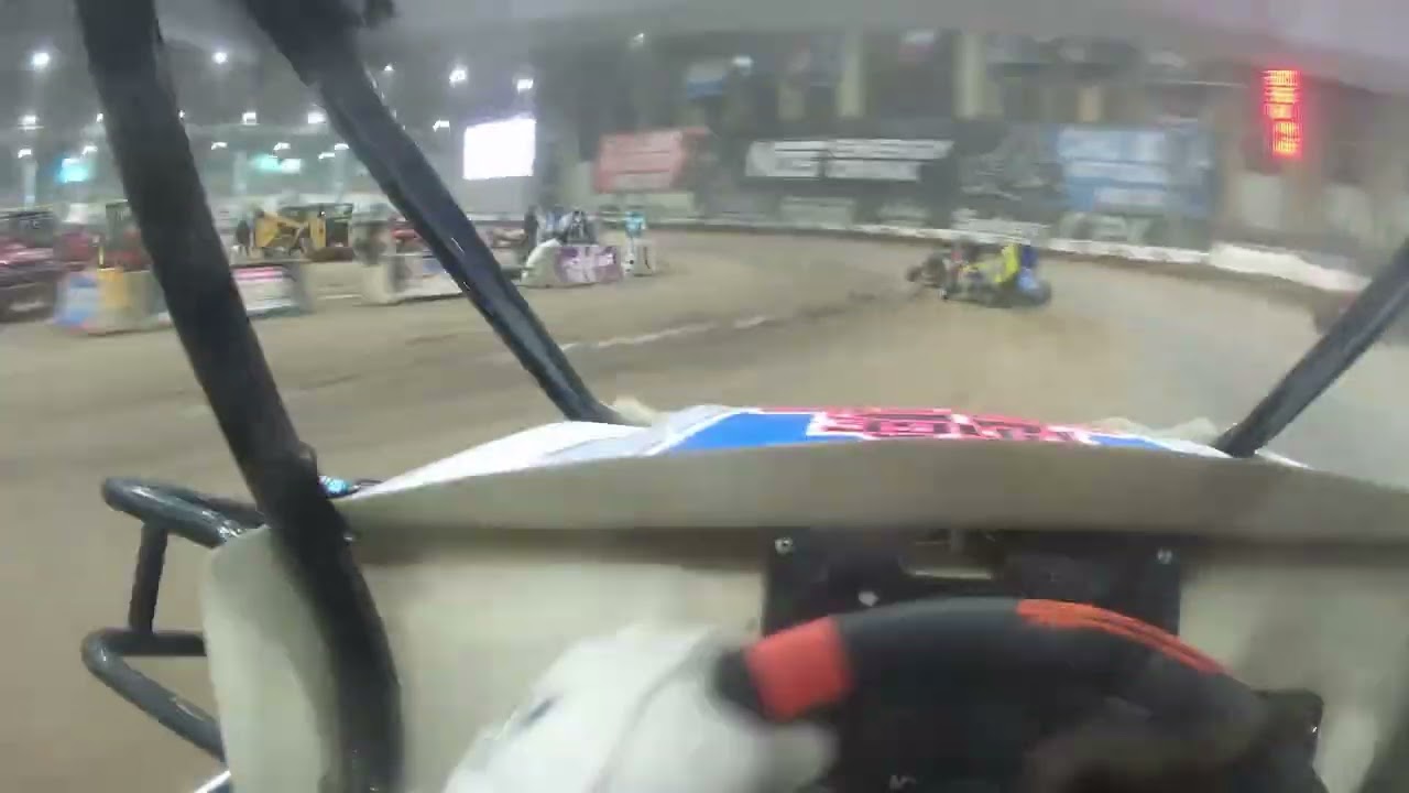 Tulsa Shootout 2nd place A feature Run- Stock Non Wing Chase Spicola