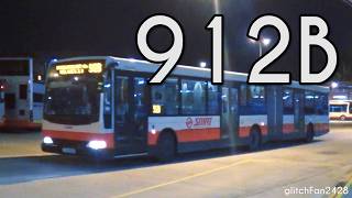 [SMRT] (Retired) TIB1184D on Service 912B - Mercedes Benz O405G Volgren