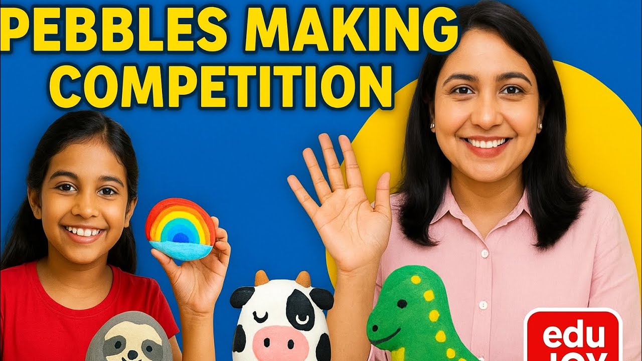 Art with Stones || Pebble Making Competition || 2025 || Creative Kids || Activity 