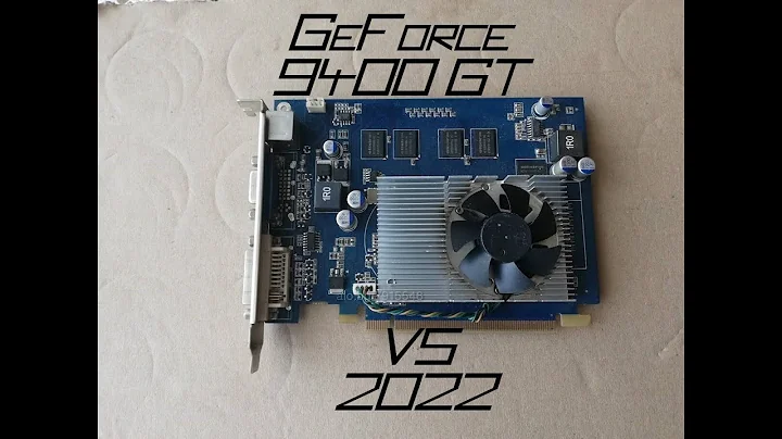 2022년에 GeForce 9400 GT가 가치가 있는가?