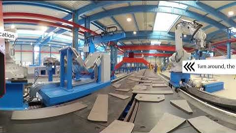 [VR 360] Zeman Automated Steel Beam Assembly Factory