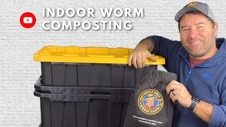 Easy Indoor Worm Composting Bin (Vermicomposting)