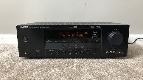 How to Factory Reset Yamaha RX-V361 5.1 Home Theater Surround Receiver
