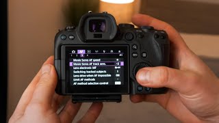 BEST EOS Canon R6 Video + Auto Focus Settings