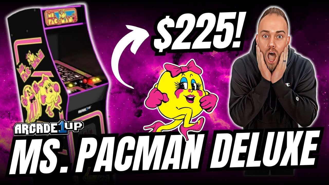 Arcade1up Ms. Pacman Deluxe For $225 At Walmart!? - YouTube