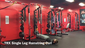 TRX Single Leg Hamstring Curl