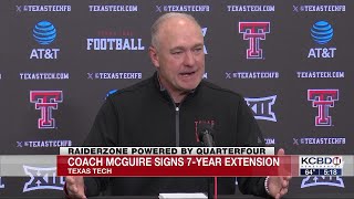 Joey McGuire agrees to new 7-year extension with Texas Tech