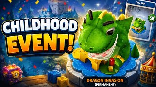 Unlocking the Exclusive Dragon Invasion Skin from the Childhood Event 🏰🔥 | #whiteoutsurvival 