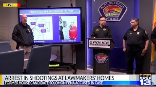 Albuquerque Police arrest former House candidate tied to shootings at elected officials' homes | New