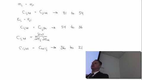 PGE 383 Advanced Geomechanics:  Final Comment on Elasticity Tensor