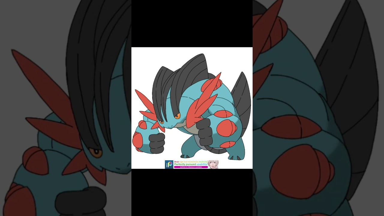 Day 1: Drawing Mega Swampert 