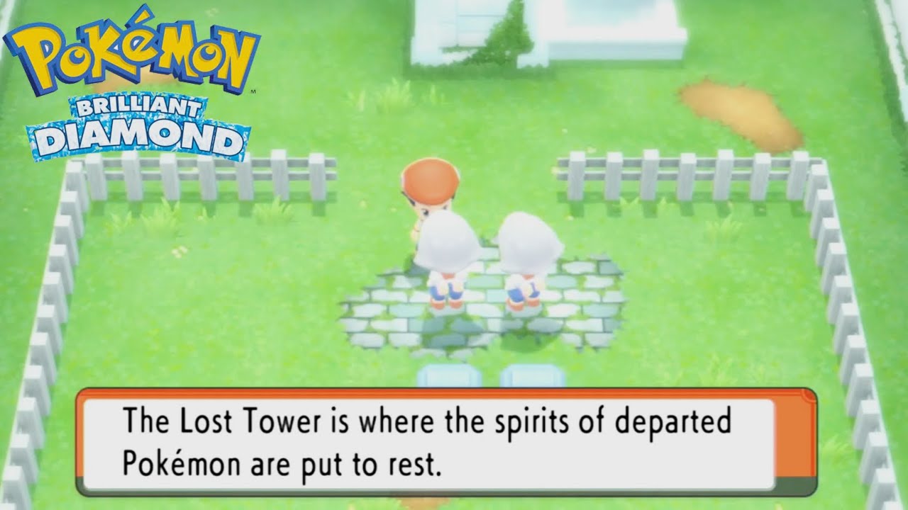 Pokémon Brilliant Diamond - Battle All Inside of The Lost Tower Grave Power & Got Hidden Item!
