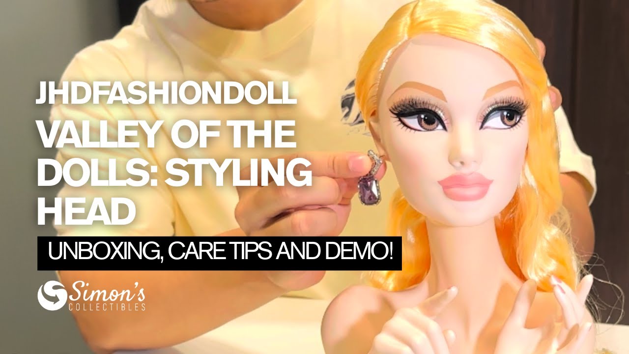 FIRST LOOK: JHDFASHIONDOLL Valley Of The Dolls Styling Head | Unboxing, Care Tips & Demonstration