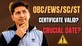 SSC CGL 2026 OBC/EWS/SC/ST Caste Certificate Rules 