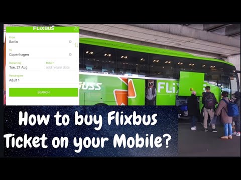 How to buy Flixbus Ticket on your Mobile? || Bus Travel in Europe