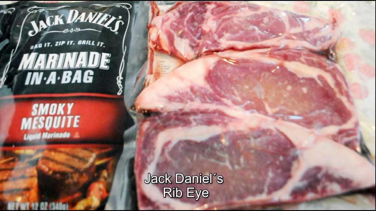 Receta Cocina Rib Eye Marinado en Salsa Jack Daniel´s - YouTube