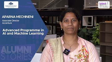 Alumni Stories | Aparna Mechineni | Advanced Programme in AI and Machine Learning