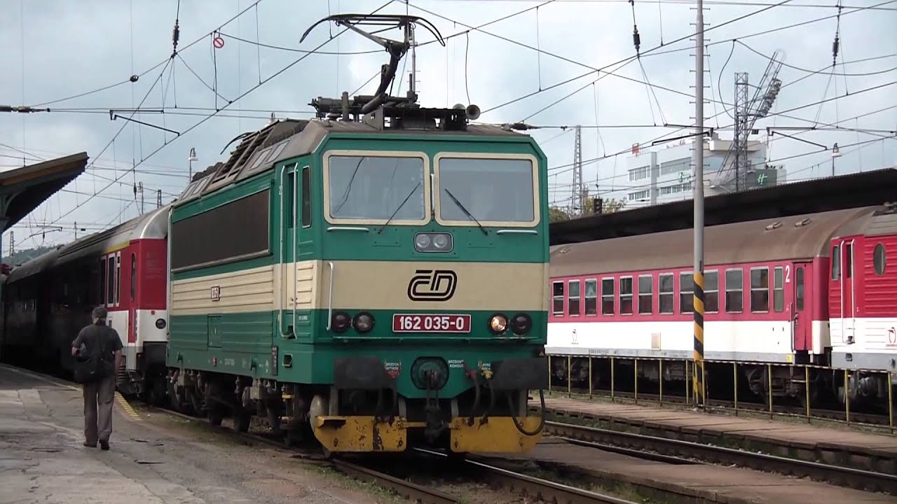 Ex 121 KOŠIČAN v stanici Žilina [výmena lokomotív + odchod]