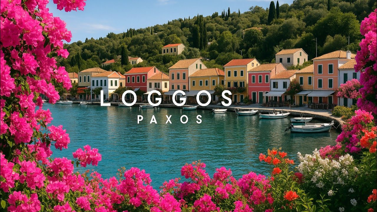 Greece 🇬🇷 Charming Greek Village | Life in Loggos Paxos 4K Video