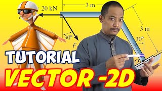 Famous Statics Tutorial - Ch. 2: Vector Analysis for 2D Problem Profile