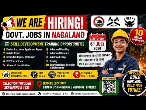 Latest Job Vacancies  Available in Nagaland and Outside 24 June 2026