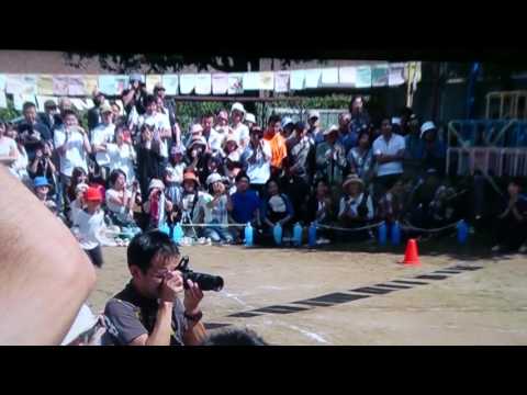 運動会 大志5歳 リレー