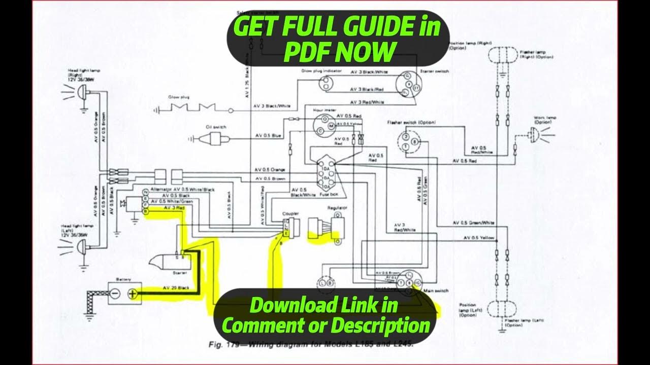 [DIAGRAM] L3800 Kubota Tractor Wiring Diagram - YouTube