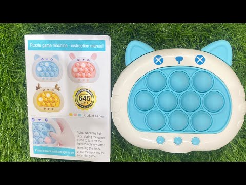 Game Console Puzzle challenge | Quick push pop-it Game Machine | Unboxing #unboxing #popitfidget