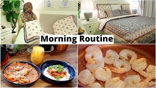 Morning Routine 2021 cleaning motivation cook with me روتين صباحي تنظيف وتنظيم وطبخ