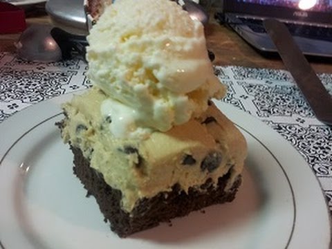 How To Make Brownies With Cookie Dough Frosting And Vanilla Ice Cream-11-08-2015