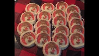 #12DaysofChristmasCookies - Ready-to-Bake Pillsbury Snowman Sugar Cookies - Day 5