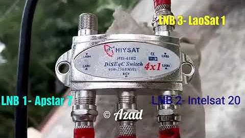 DiSEqC switch configuration for Learners