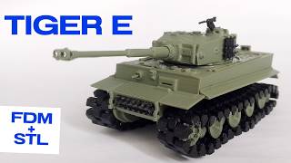 Tiger E Panzer VI 1/64 - 3D Printed Model Showcase