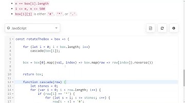 LeetCode [Medium] Rotating the Box
