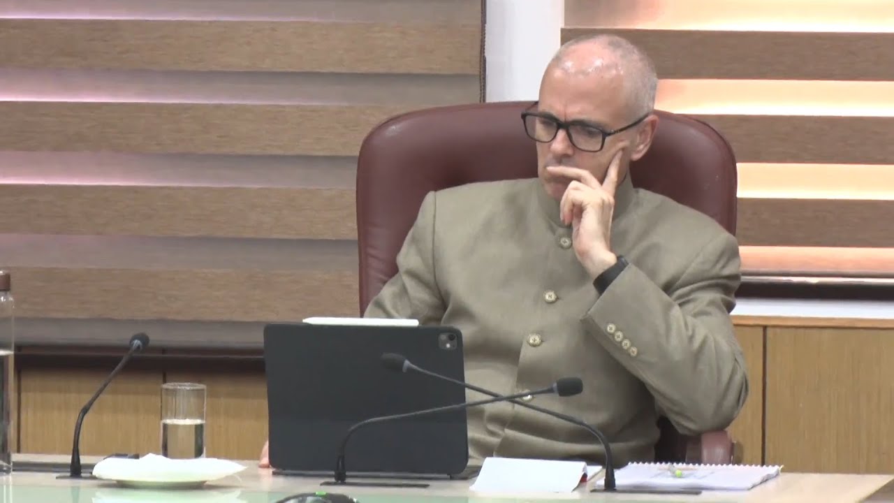 CM Omar Abdullah chairs review meeting of DIPR at Civil Secretariat in Jammu