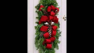 DecoraÃ§Ã£o natalina para porta. Ideias do pinterest