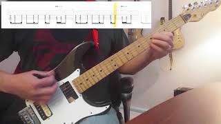 Soulfly - No Hope No Fear (Guitar Cover) (Scrolling Tabs In Video)