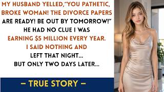 ⭐ My Husband Divorced Me Thinking I Was Penniless—2 Days Later, He Begged Me to Take Him Back....