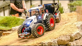 Stunning Hand Made 3D Printed! Trucks And Tractors At A Big Rc Show!