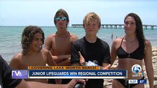 Junior lifeguards win regional competition