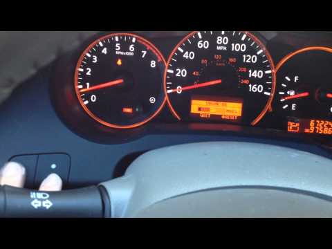 Nissan rogue maintenance light reset