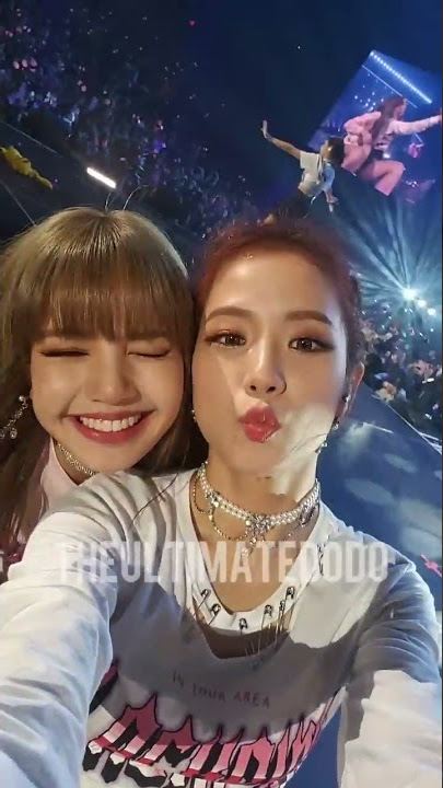 190424 JISOO TOOK A SELFIE ON MY PHONE @ Blackpink In Your Area Chicago Concert Live Fancam