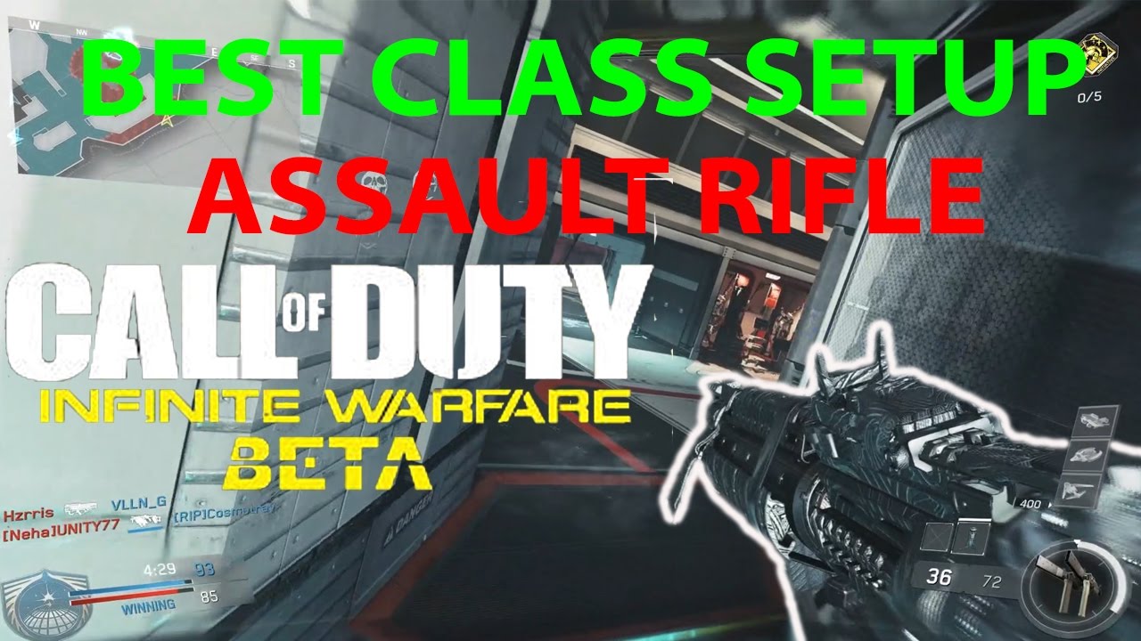 Cod Infinite Warfare Rifles Call of Duty Infinite Warfare BEST CLASS SET UP - Assault Rifle - YouTube