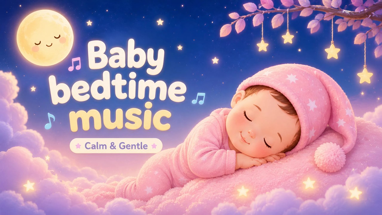 Baby Bedtime Music 🌙 Relaxing Lullaby - Fall Asleep Fast & Deep Sleep ...