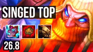 SINGED vs MORDEKAISER (TOP) | KR Master | 26.8